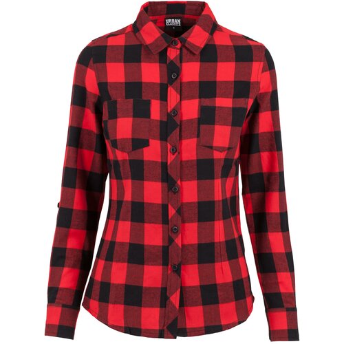 UC Ladies Women's checked flannel shirt blk/red Cene