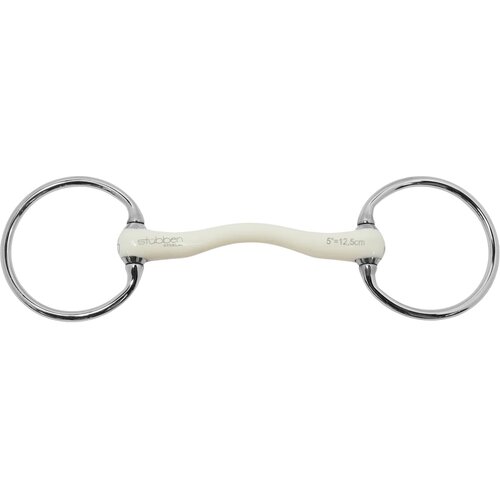 St&amp;uuml;bben STEELtec Brzda 1302 Fine Line Flex Eggbutt Snaffle - 10,5 cm Slike