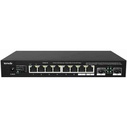 Tenda mrežno stikalo, 2,5 Giga 8-port 2x SFP, TEM2010F Slike