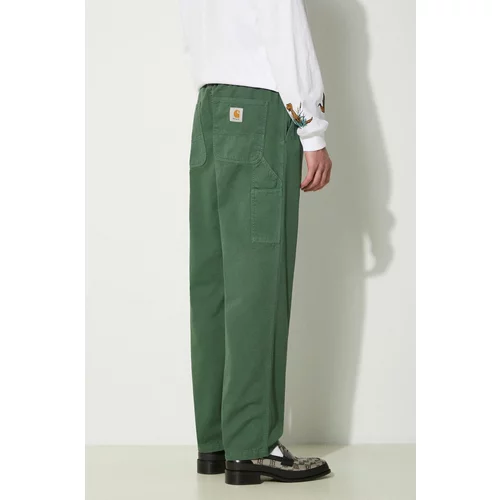 Carhartt WIP Pamučne hlače Flint Pant boja: zelena, ravni kroj, I029919.29NGD