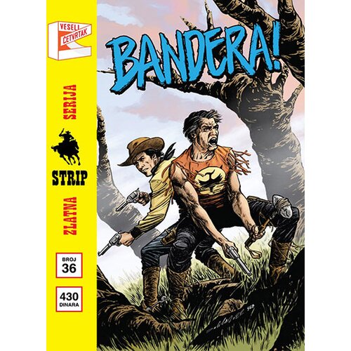 Veseli četvrtak Grupa autora - Zlatna serija 36: Zagor i Teks Bandera!, korica D Slike