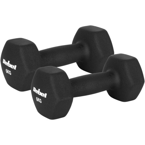 Rebel ACTIVE Neopren HEX bučice, par 2x6 kg, model RBA-2330-6 Slike