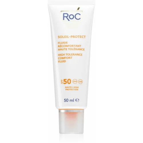 Roc Soleil Protect High Tolerance Comfort Fluid fluid za sončenje za obraz SPF 50 50 ml