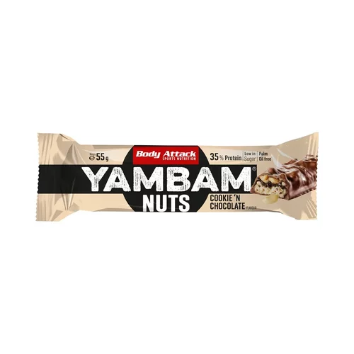 Body Attack YAMBAM Nuts proteinska pločica