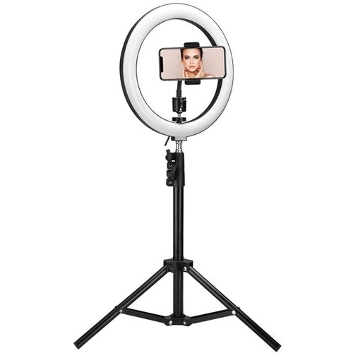 Asonic Ring luč AS-SF200, 10&amp;#039;&amp;#039;, stojalo za telefon, LED luč, stojalo za selfije, (21262837) Slike