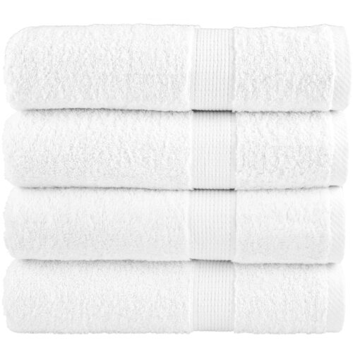 Furnova Premium kopalne brisače SOLUND 4 kosi bela 100x150 cm 600 gsm, (21916503) Slike