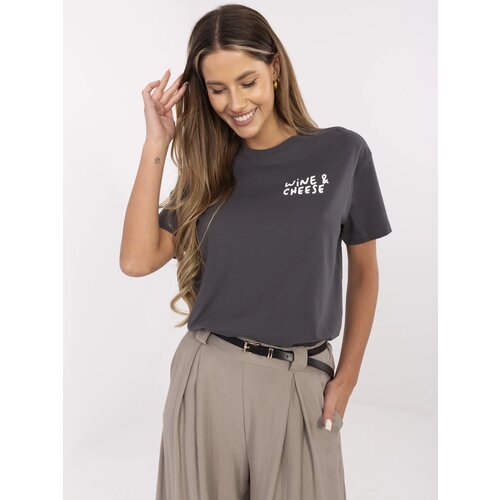 Sublevel T-shirt-D12022M02738A-graphite Cene