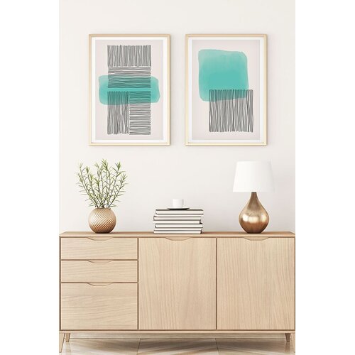 WALLXPERT Uramljena slika Huhu140, 30x40 cm , 2 dijela Cene