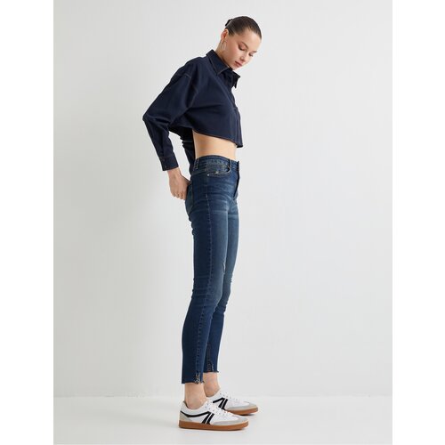 Koton High Waist Skinny Fit Jeans Slim Fit Jeans - Carmen Skinny Jean Cene