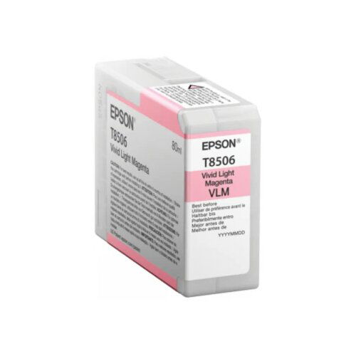 Epson T85060N ultrachrome hd vivid light magenta 80ml kertridž Slike