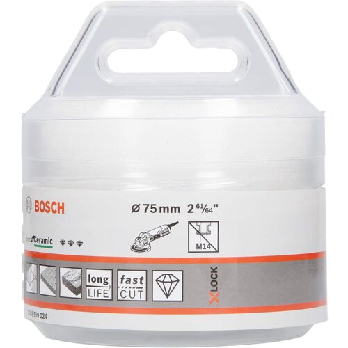 Bosch X-LOCK dijamantski sekač Best for Ceramic Dry Speed 75x35 - 2608599024 Slike
