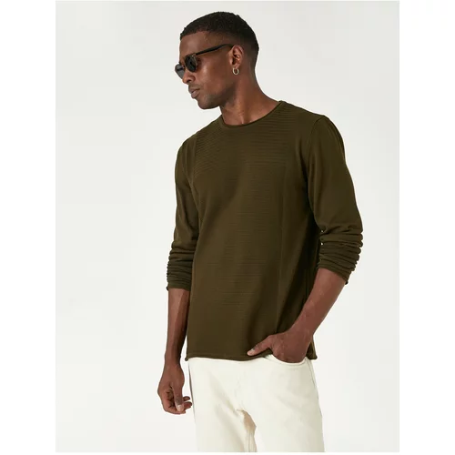 Koton Sweater - Khaki - Slim fit