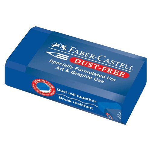 Faber-Castell gumica za brisanje Dust-Free 187170 (Plava) Plava 24 kom Slike