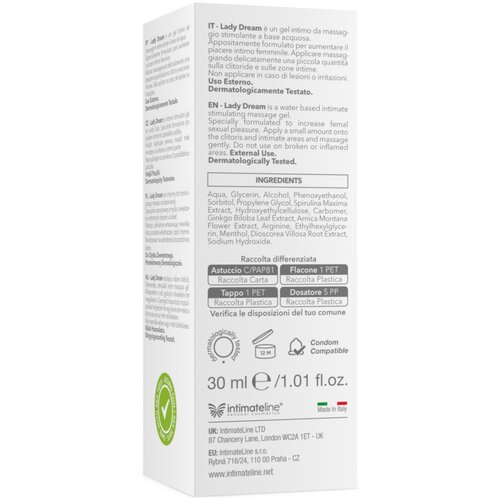  Lady Dream - vzburjajoči gel za ženske (30 ml) Slike