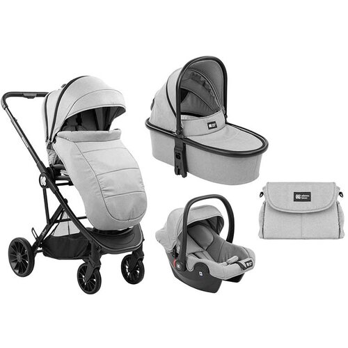 Kikka Boo kolica cherie 3in1 set sa autosedi&scaron;tem i tvrdom korpom grey ( KKB10183 ) Cene