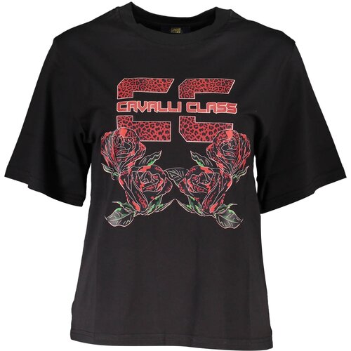 Cavalli Class SHORT SLEEVE T-SHIRT WOMEN BLACK Cijene