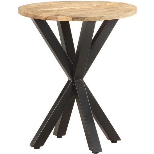 VidaXL Stranska mizica 48x48x56 cm trden mangov les Slike