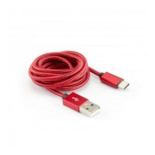 S Box Kabl USB A - Type C Fruity 1 5m Red Cene