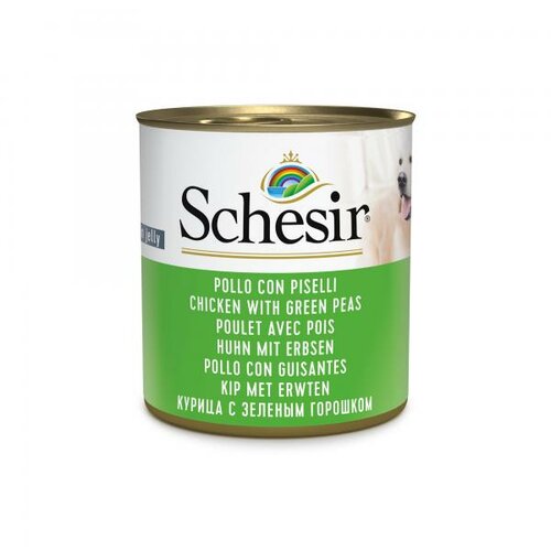 Schesir dog adult piletina & grasak konzerva 285g Slike