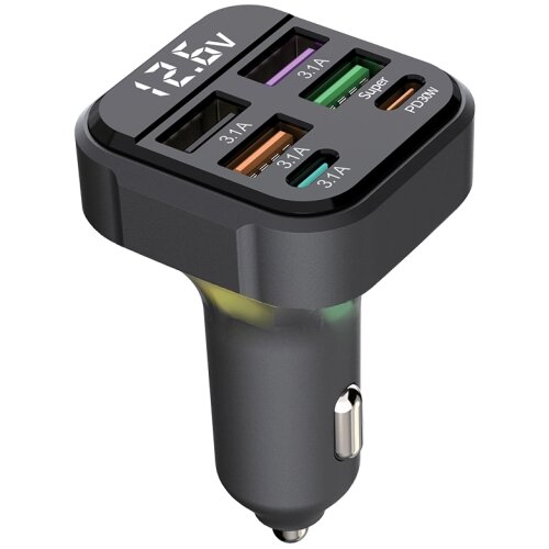  AUTO PUNJAČ SUPERIOR K35 30W A725 4 X USB-A + 2 X USB-C *MD *SR NOVO+ Slike
