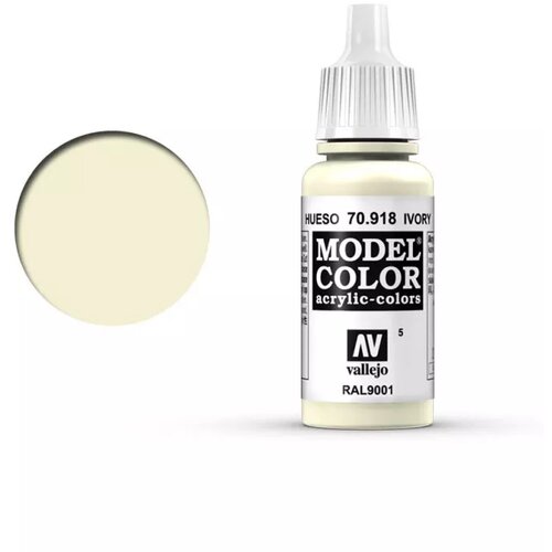 Vallejo Model Color 005 slonovina (Ivory) (918) - 17 ml Slike
