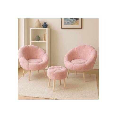 Atelier Del Sofa fotelje i tabure lida wellsoft pink Slike