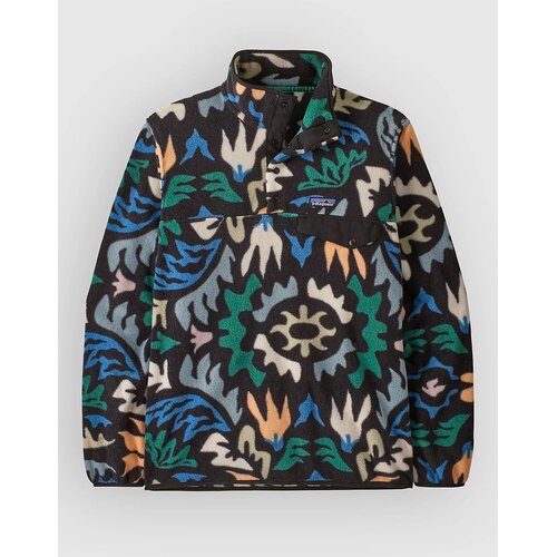 Patagonia LW Synch Snap-T Half-Zip Pulover iz flisa kaleido / black Cene