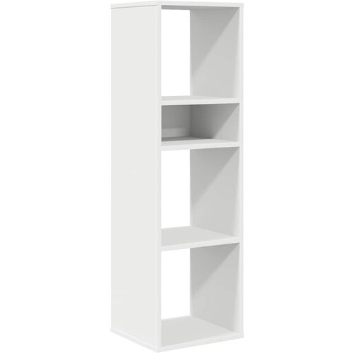 Maison Chic Knjižna omara - Knjižni regal bela 34x31x112 cm inženirski les, (21724875) Slike