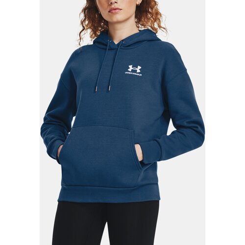 Under Armour Sweatshirt Essential Fleece Hoodie-BLU - Women Cene