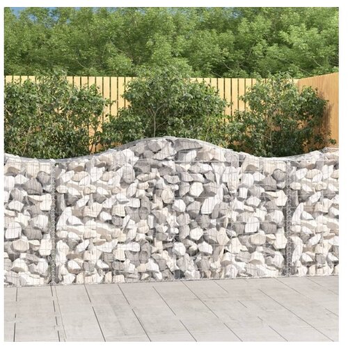  Obokana gabionska košara 5kos 200x50x100/120cm pocinkano železo Cene