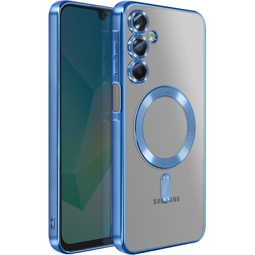 AVIZAR Ovitek za Samsung Galaxy A16, združljiv z MagSafe, s kromiranim robom, Modra, (5000189917) Cene