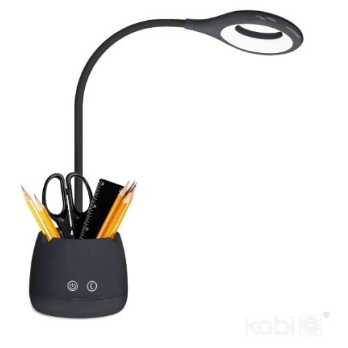  LED prigu&amp;scaron;iva fleksibilna punjiva stona lampa LUSIA LED/5W/5V 3000/4000K 1200 mAh crna Slike