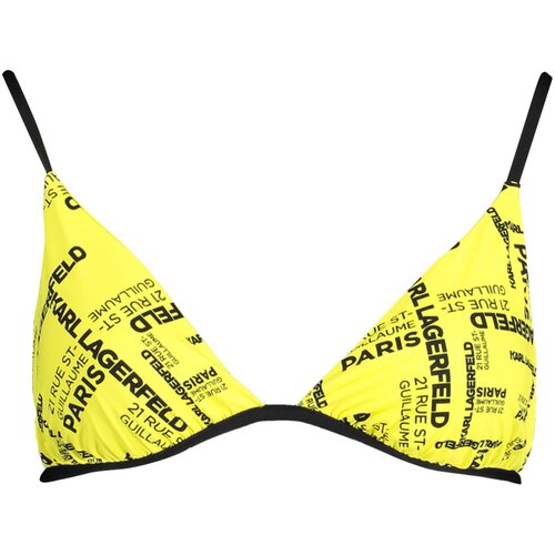 KARL LAGERFELD BEACHWEAR SWIMSUIT TOP WOMEN YELLOW Cene