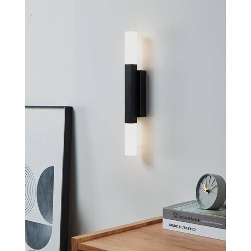 Eglo LED zidna svjetiljka za ogledalo Alcudia, 2 x 5,5 W, IP44, crna, 900617 Cene