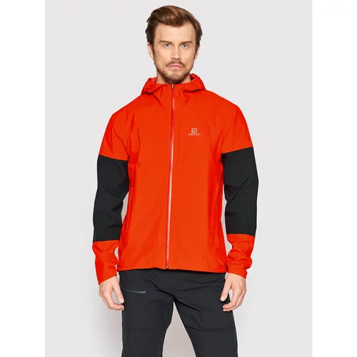 Salomon Pohodna jakna Outline LC1703500 Rdeča Regular Fit