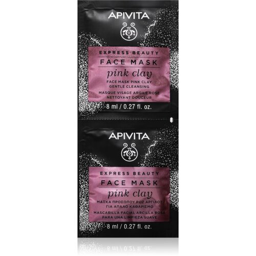 Apivita Express Beauty Pink Clay maska za či&amp;scaron;ćenje 8 ml Slike