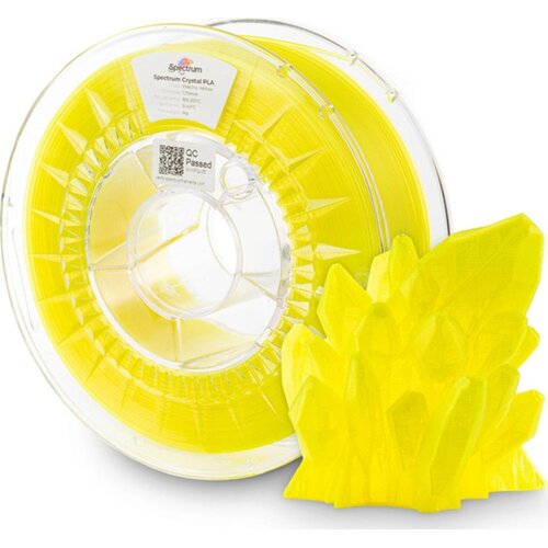 Spectrum PLA Crystal Electric Yellow - 1,75 mm / 1000 g Cene