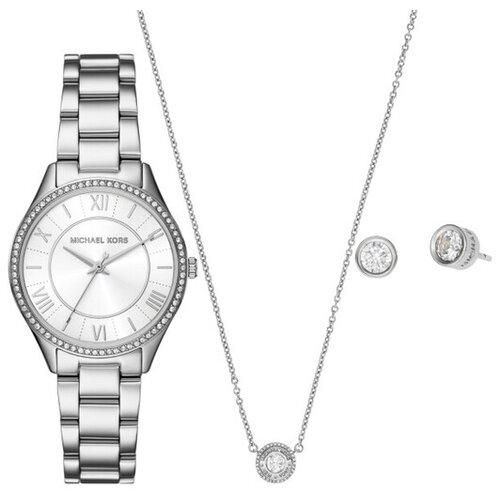 Michael Kors ročna ura MK4851SET v setu z verižico in uhani Cene