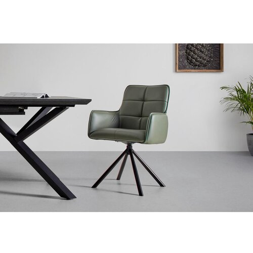 Premium Living naslanjač vincent, zelena, vrtljiv Slike