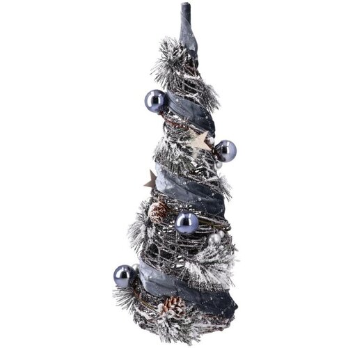  Natural cone 10, ukrasna jelka, srebrna, 40cm Cene