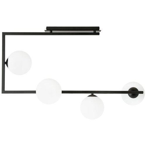  Luster na šipci SOMA 4xE14/10W/230V crna/bela Cene