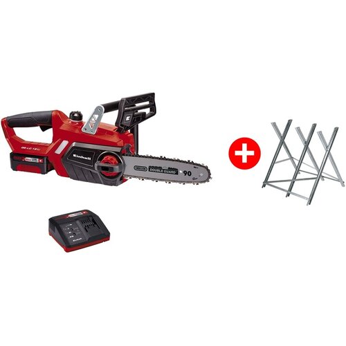 Einhell akumulatorska lančana testera GE-LC 18 Li Kit + Stalak za rezanje drva Cene