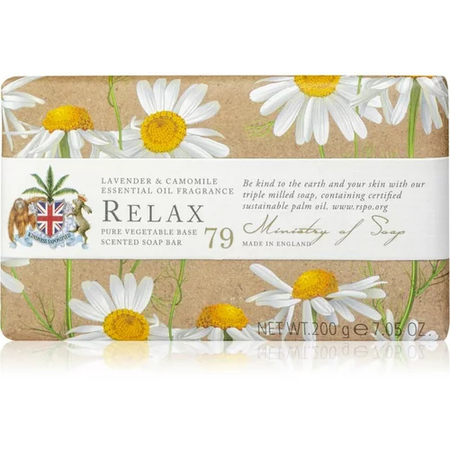 The Somerset Toiletry Co. Natural Spa Wellbeing Soaps trdo milo za telo Lavender & Chamomile 200 g