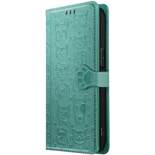 AVIZAR Ohi&scaron;je za iPhone 16e Design Cat and Dog Wallet Clap, Zelena, (5000014999) Cene