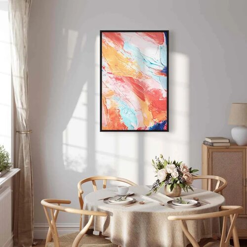  Slika - Spring Shades - A Colorful Mix of Warm and Cool Tones on Canvas 40x60 Slike