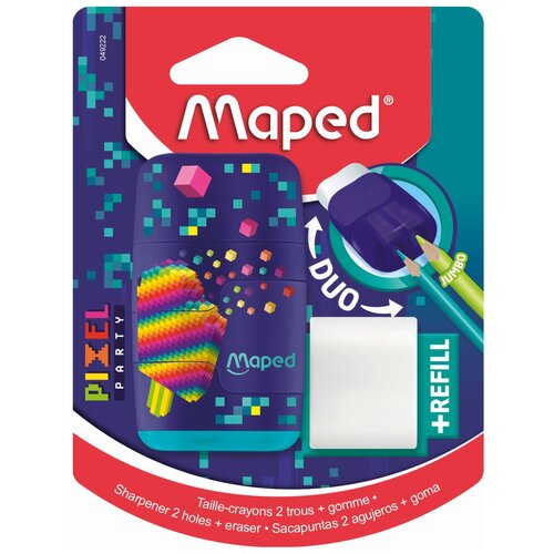 Maped &amp;scaron;ilček z radirko pixel party - bli Slike