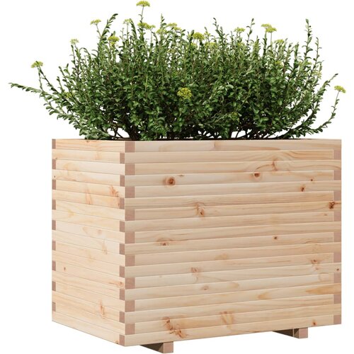  Vrtna sadilica 90x60x72,5 cm od masivne borovine Slike