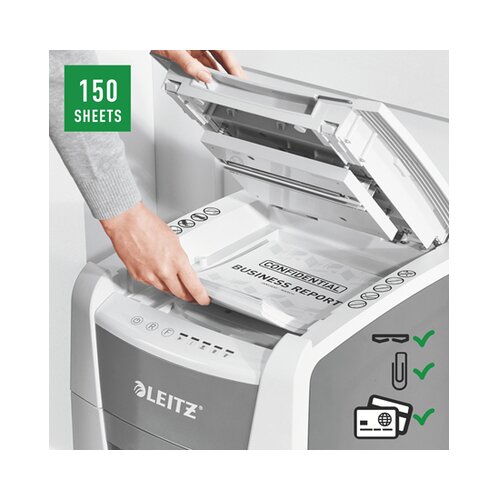 Leitz samodejni uničevalec dokumentov IQ Autofeed Office 150 P5 2x15mm Slike