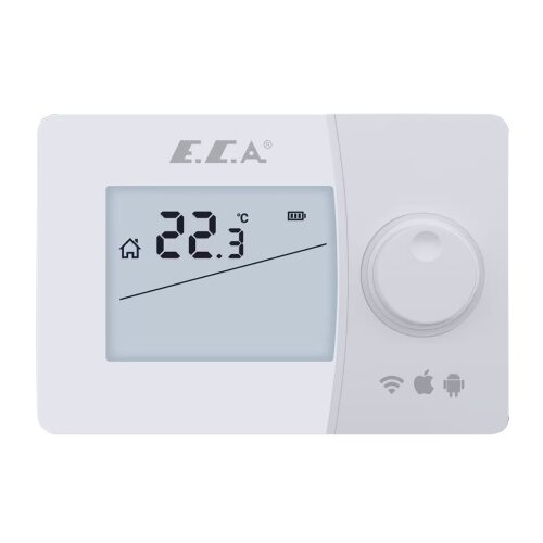 E.C.A. Termostat sobni WIFI bežični Poly Smart 7006903011 bijeli Cijene