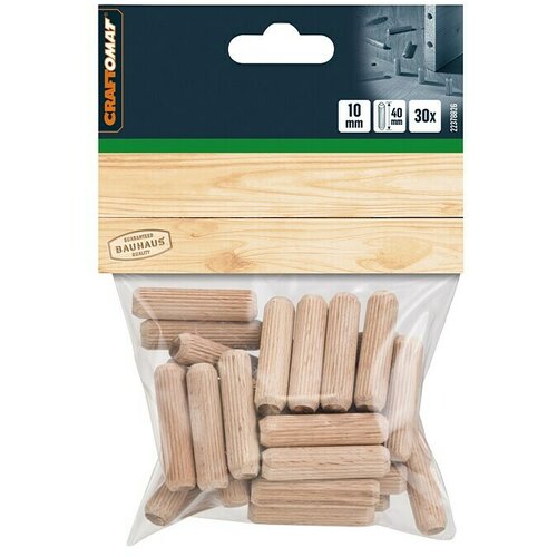 CRAFTOMAT Drvena tipla (Ø x D: 10 x 40 mm, 30 Kom., Namijenjeno za: Svrdlo 10 mm) Cijene